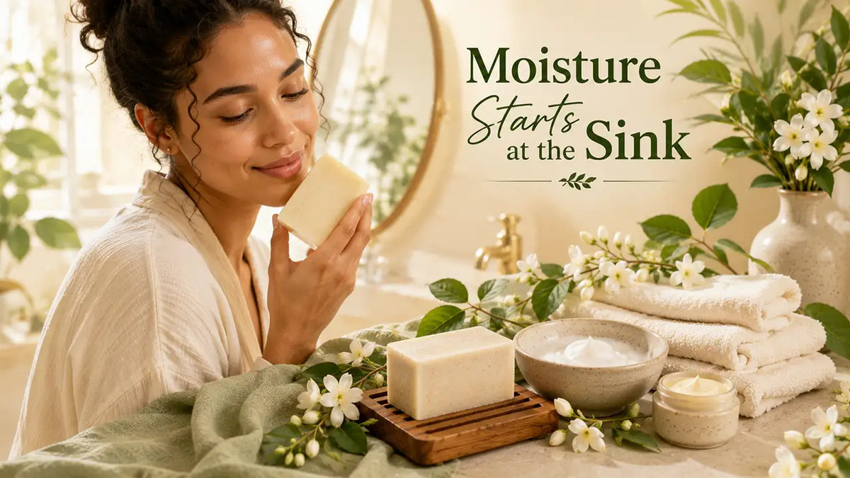 Best soap for dry skin, moisturizing natural Caribbean bars