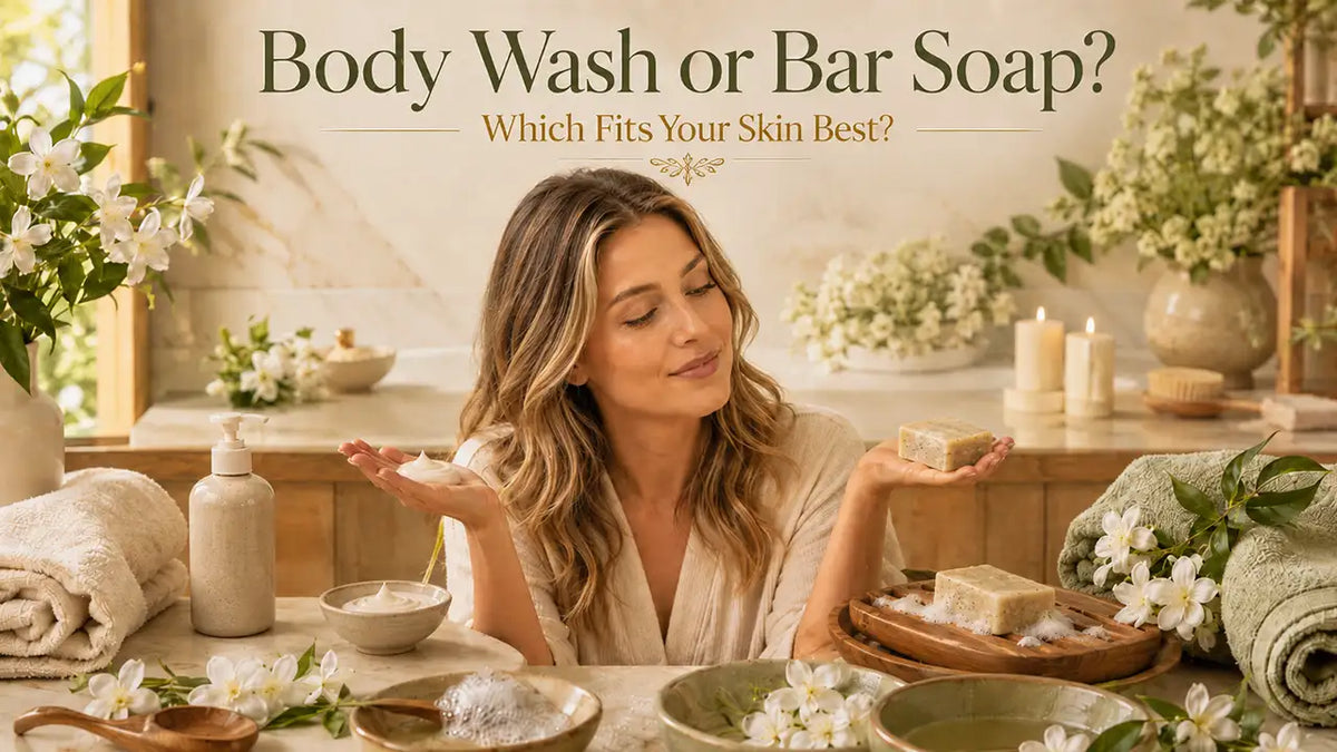 Body wash or bar soap, which is better for your skin