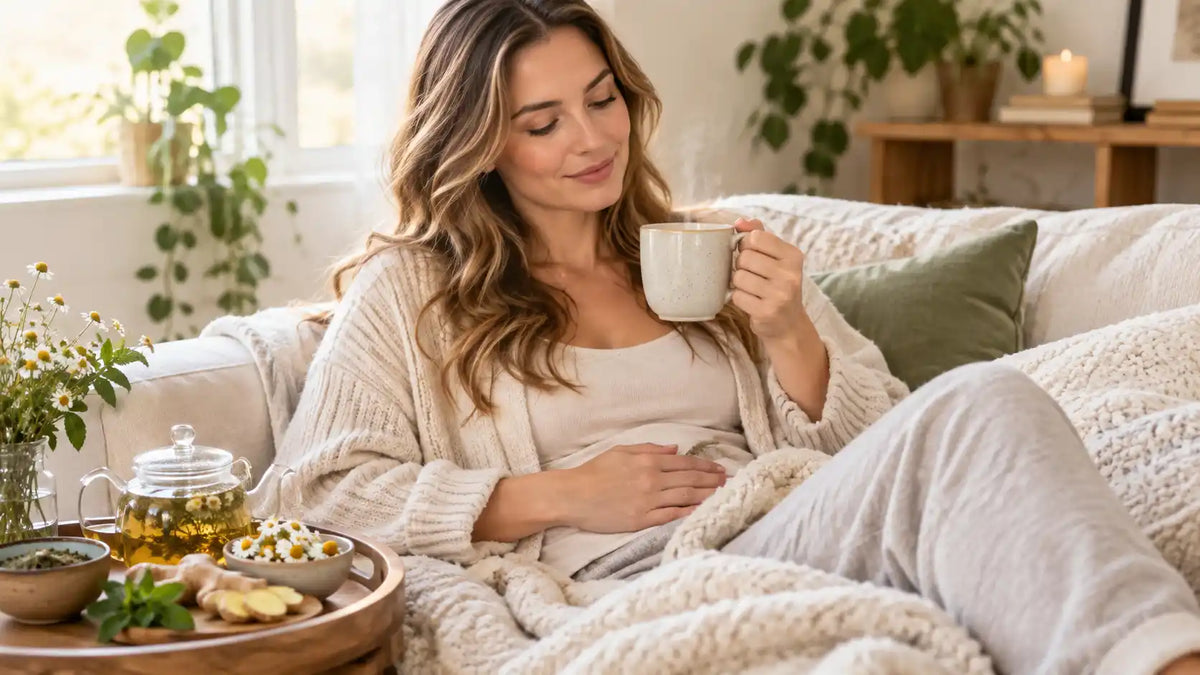 Herbal tea for period cramps, natural relief that works