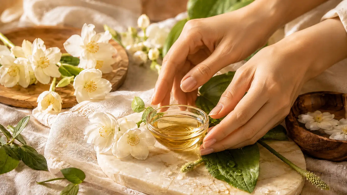 Best body oil for dry skin, a natural herbal body and shower oil