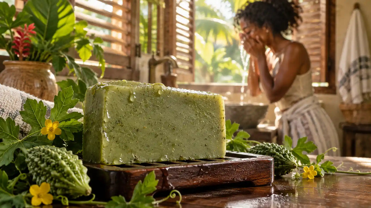 Cerasee soap benefits, Jamaican bitter melon soap for skin conditions